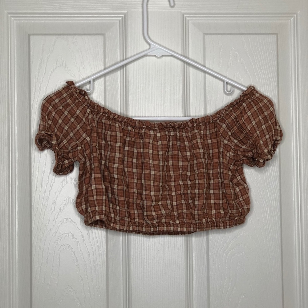 American Eagle Cropped Shirt